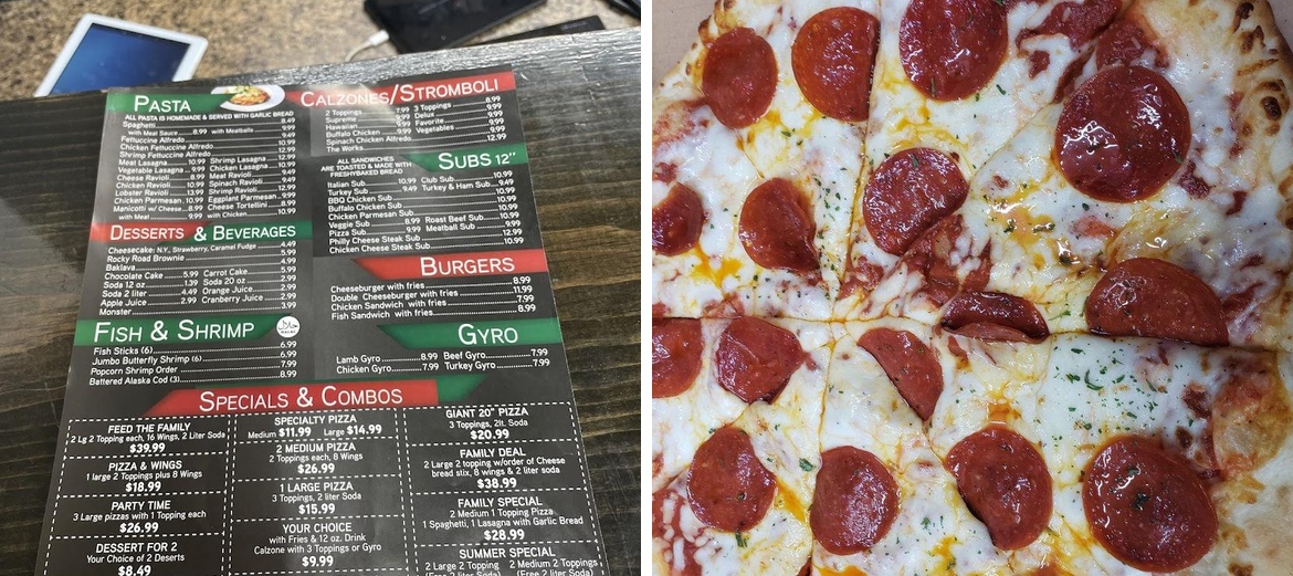 24th St. Pizzeria Menu