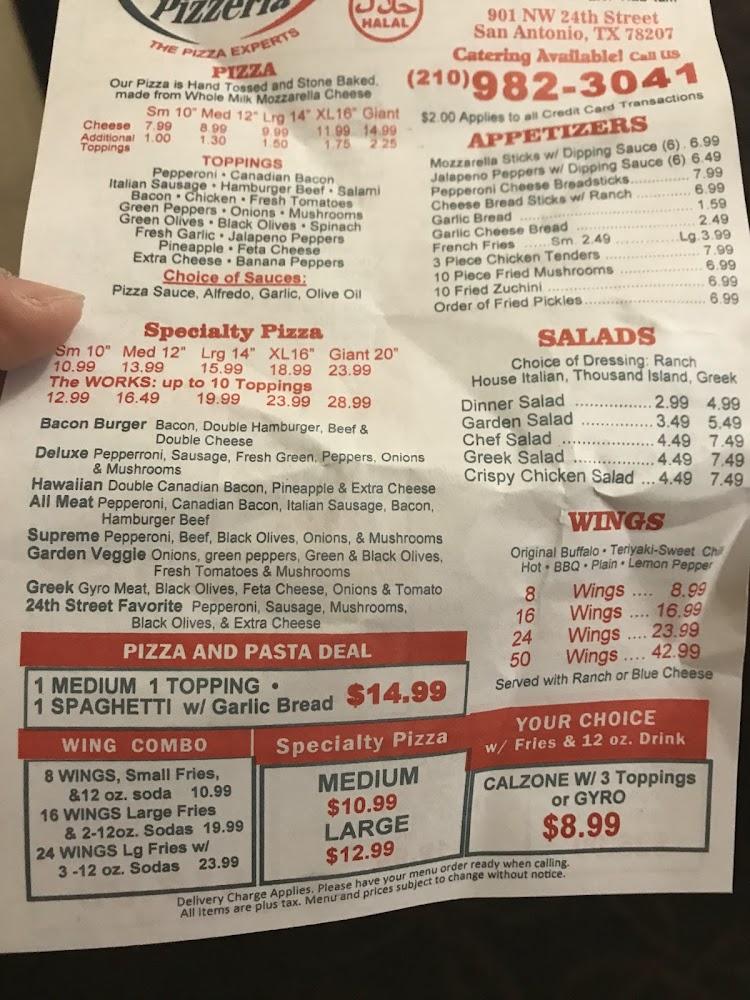 24th St. Pizzeria Menu image 4